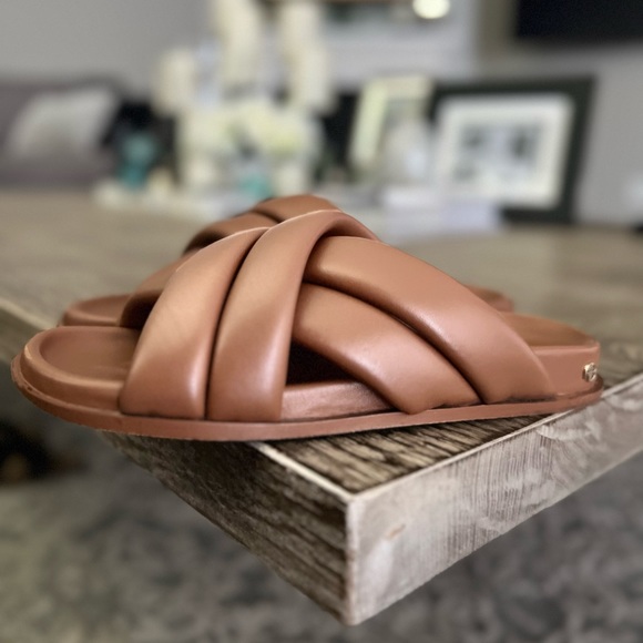 ANINE BING Lizzie Slides Cognac Size 41 see pics - Picture 16 of 17